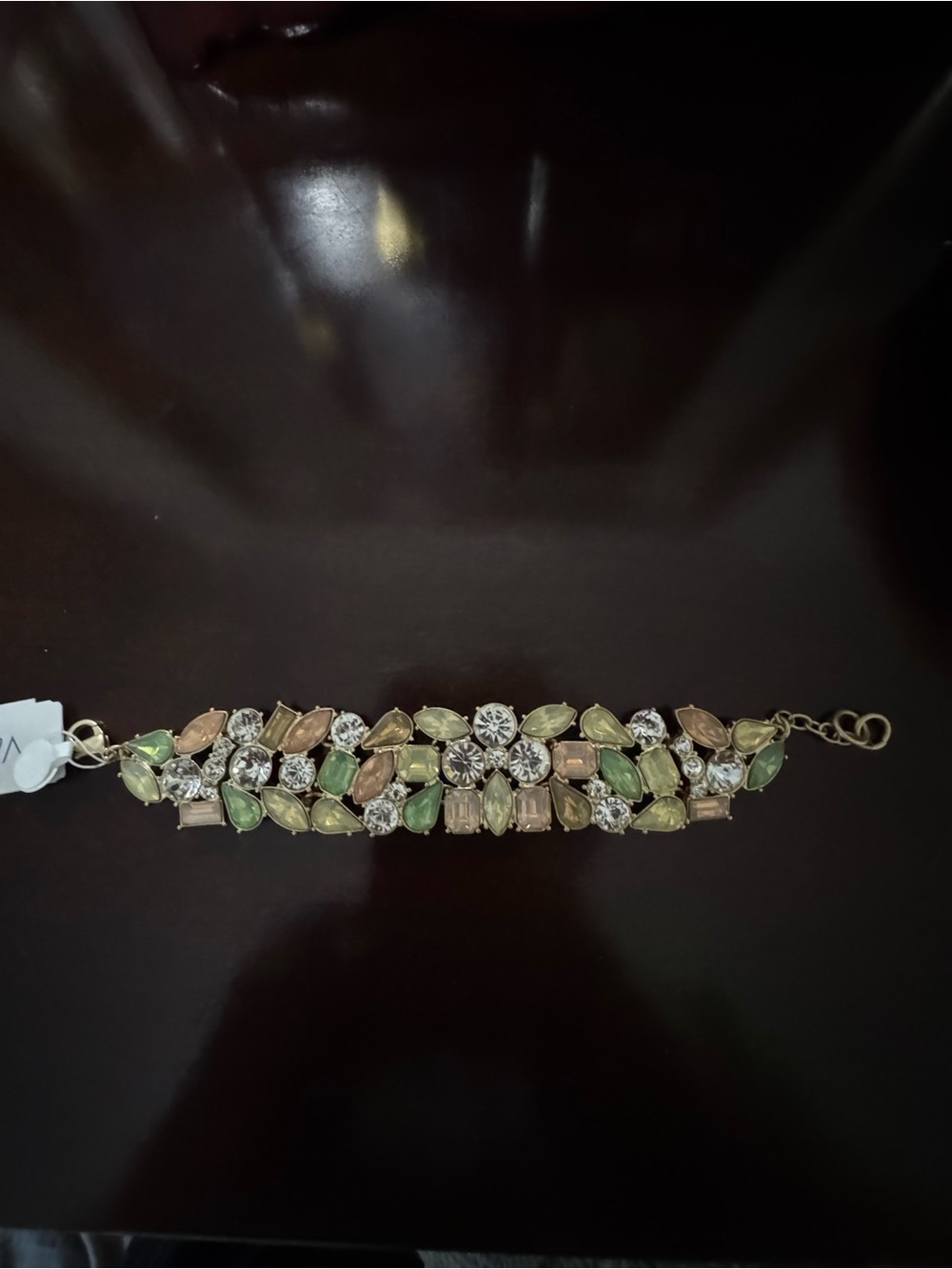 ViVi Spring Awakening Multi Gemstone Statement Bracelet NWT $44